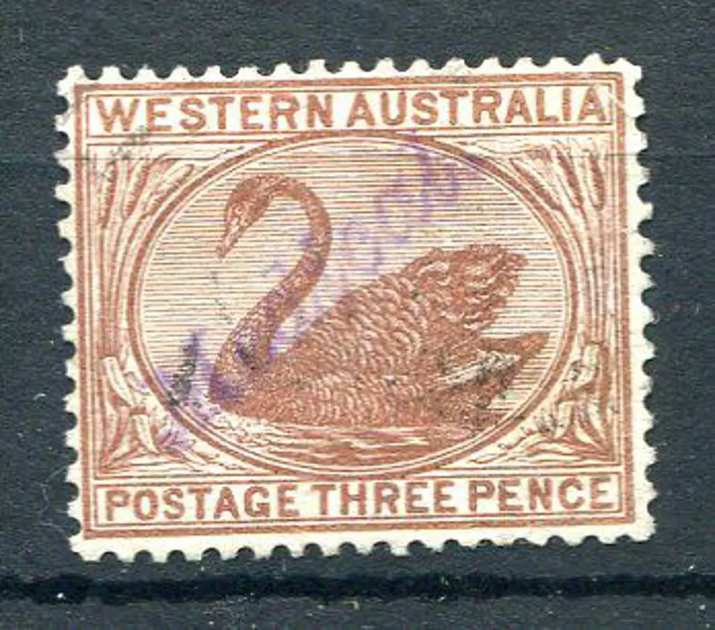 1895 3d red-brown, CR/CA wmk, perf. 14 with ... Image 1++