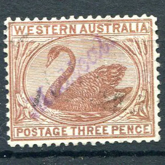 1895 3d red-brown, CR/CA wmk, perf. 14 with ...