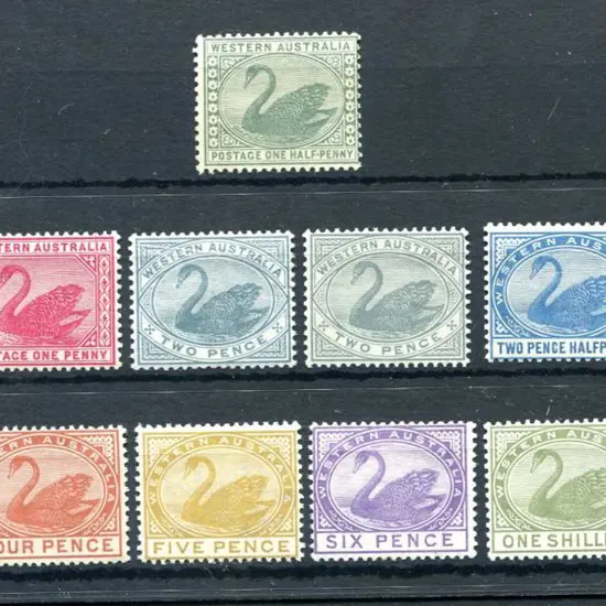 1885/93 ½d to 1/- set of 12 with 4 subshades. ...