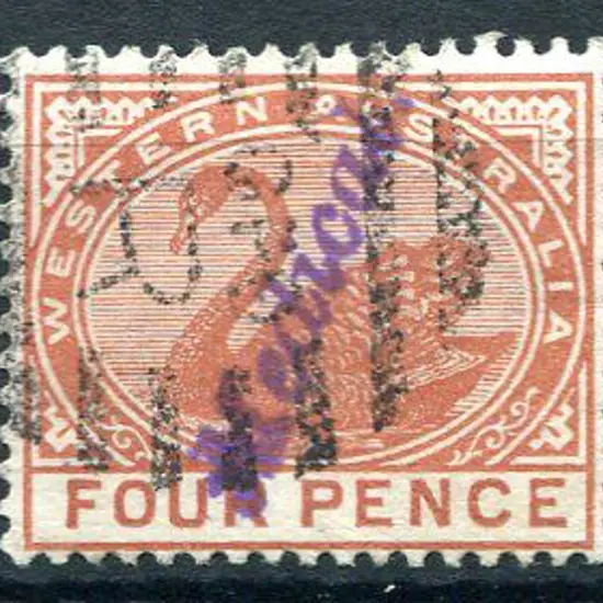 1890 4d chestnut, C/Ca wmk with "Medical" h/s. ...