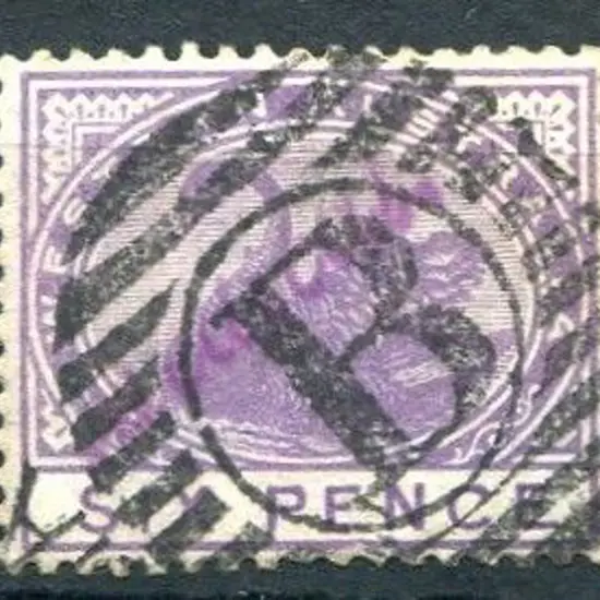 1893 6d bright violet, Cr/Ca wmk perf.14 with ...