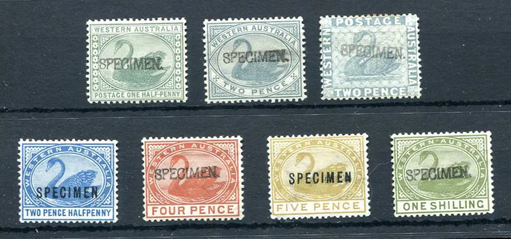 1889/92 UPU "SPECIMEN" issues as above but 7 ... Image 1++