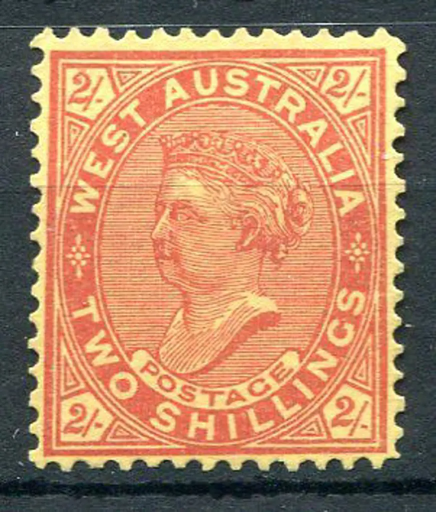 1902 2/- bright red yellow with wmk sideways. Fine ... Image 1++