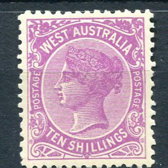 1910 10/- bright purple. Superb MLH. SG 127a, Cat. ...