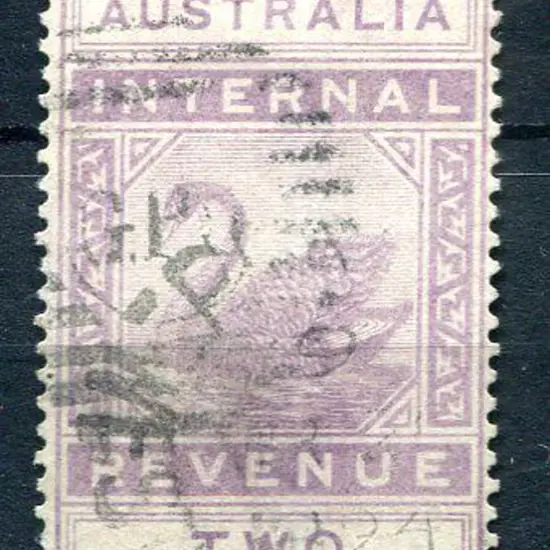 1881 2d pale dull purple Internal Revenue postally ...