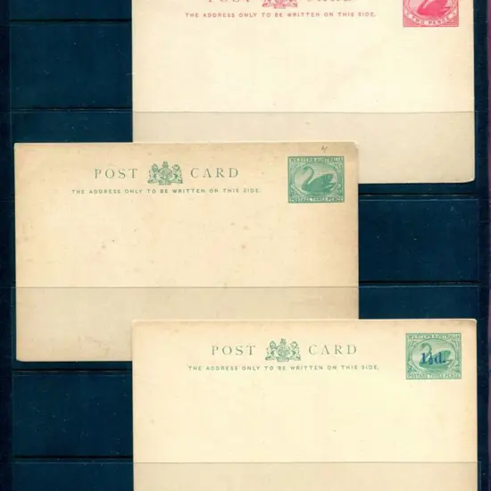 1879 Post Cards group incl ½d chestnut (PC1), 1d ...