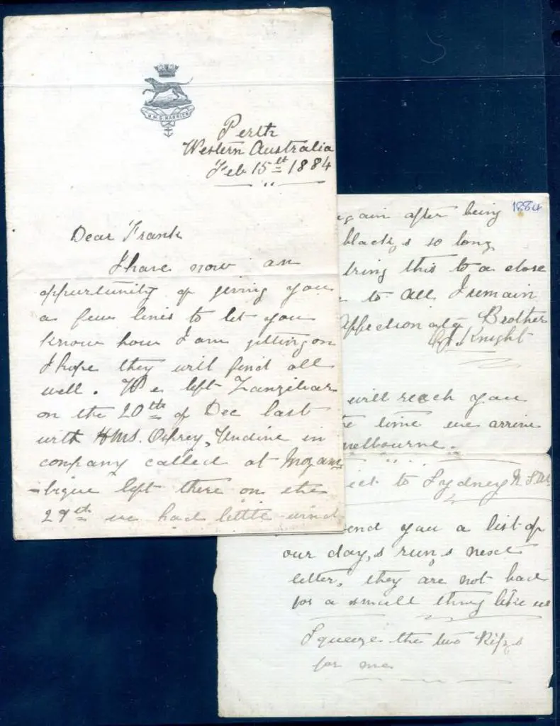 1884 (15th Feb) A lengthy letter, the first page ... Image 1++
