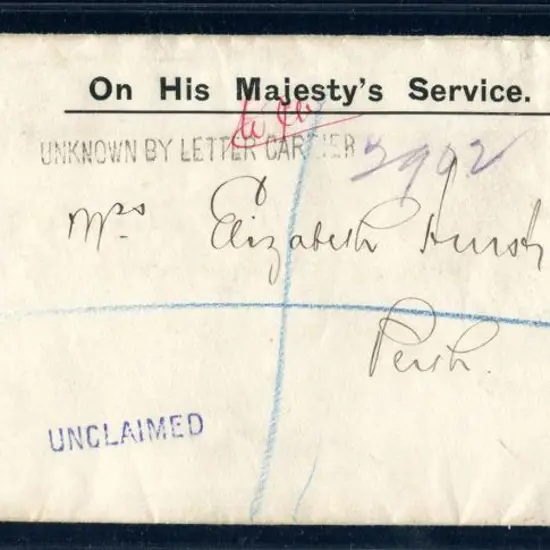 1905 (11th Apr) Registered & returned OHMS cover ...