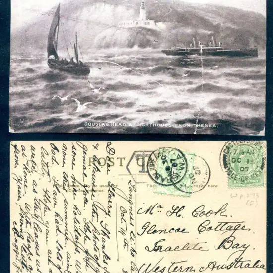 1907 (15th Oct) Inwards, underpaid, Taxed b&w ...