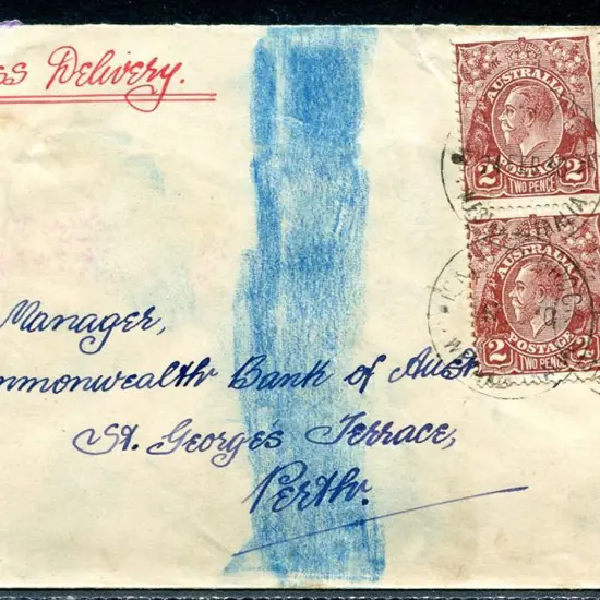 1930 (24th Feb) "Express Delivery" endorsed cover ...