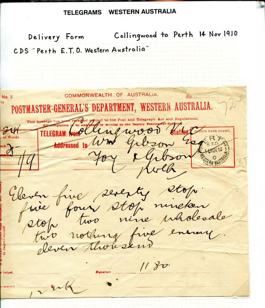 1910 (14th Nov) to 1919 (11th Jun) "Commonwealth ... Image 1++
