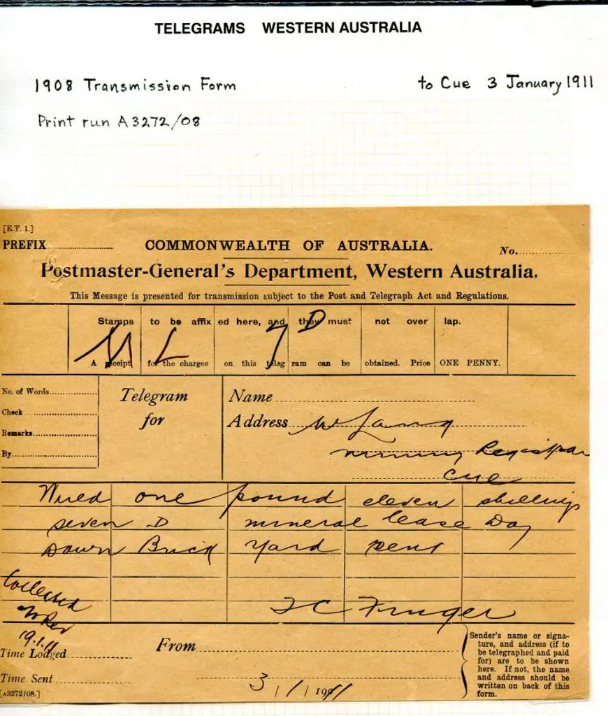 1911 (3rd Jan) to 1915 (7th June) "Commonwealth of ... Image 1++