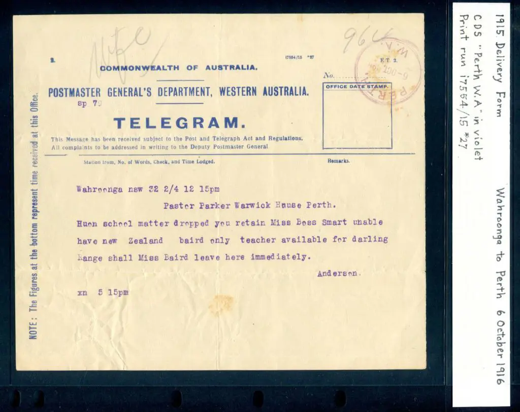 1916 (6th Oct) "Commonwealth of Australia ... Image 1++