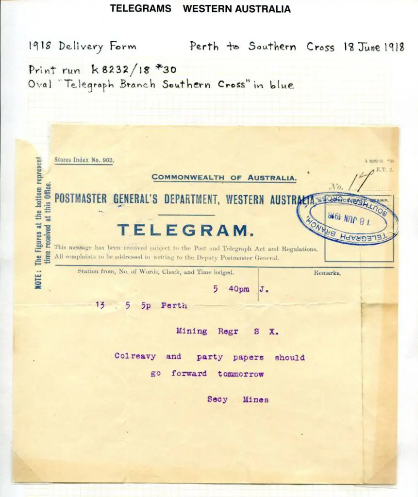 1918 (18th Jun) "Commonwealth of Australia ... Image 1++
