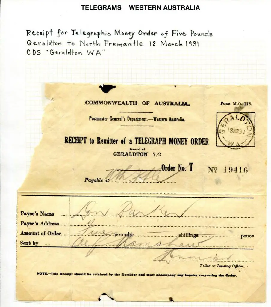 1931 (18th Mar) "Commonwealth of Australia ... Image 1++