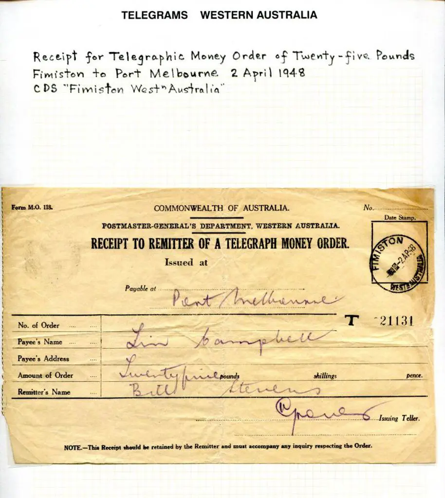 1948 (2nd Apr) "Commonwealth of Australia ... Image 1++
