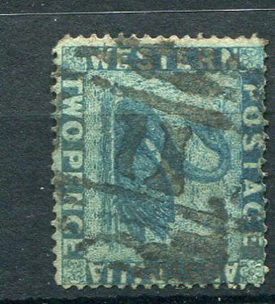 Number 11 on 1861 2d blue clean cut perf. 14-16. ... Image 1++