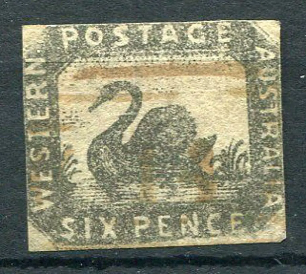 Number 14 on 1857 6d black-bronze in brown (red) ... Image 1++