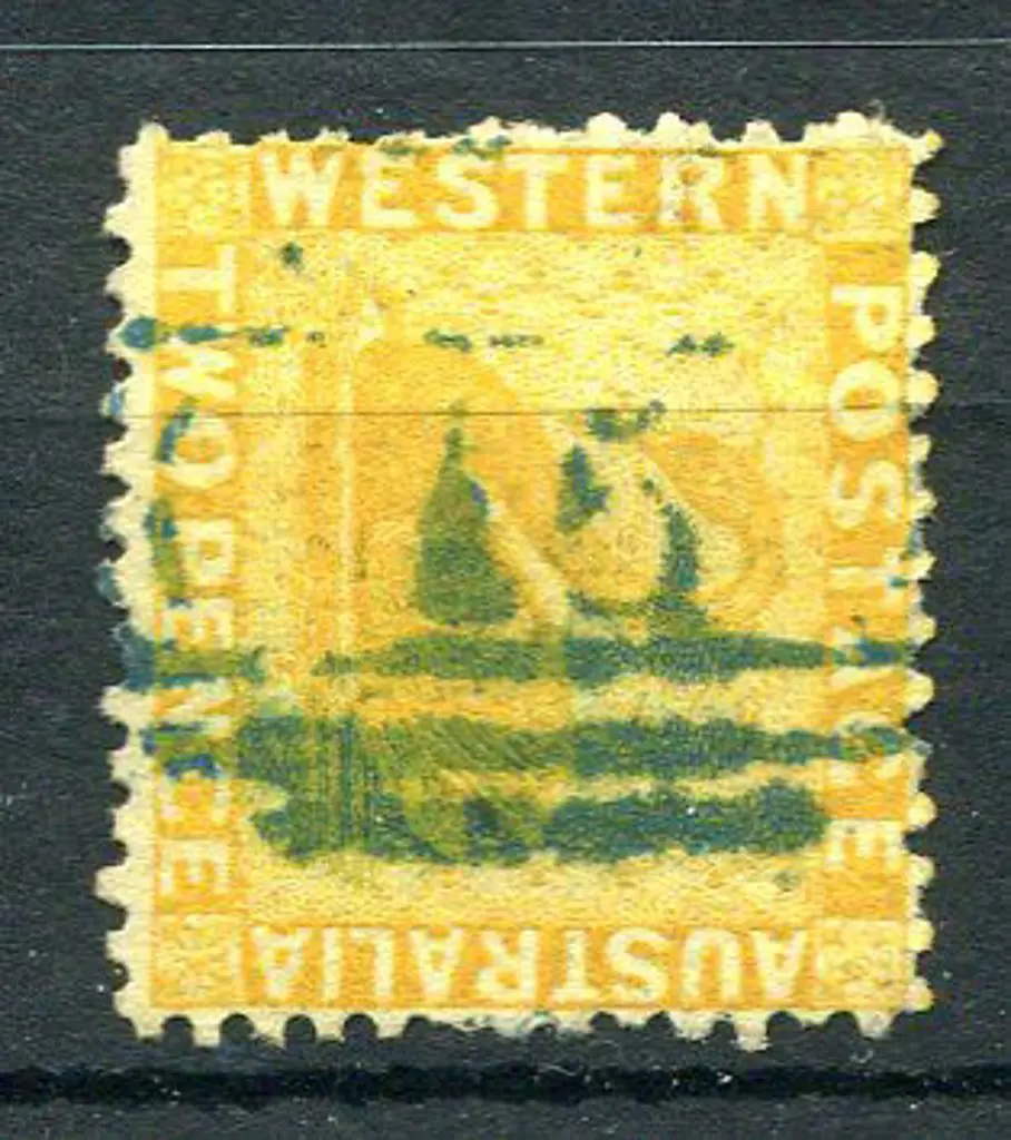 Number 15 on 1865 2d chrome-yellow, wmk CR/CC, ... Image 1++