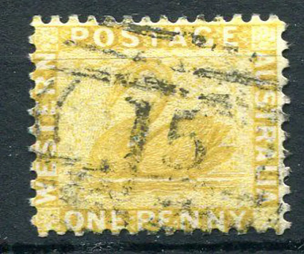 Number 15 on 1882 1d yellow-ochre, wmk CR/CA, ... Image 1++