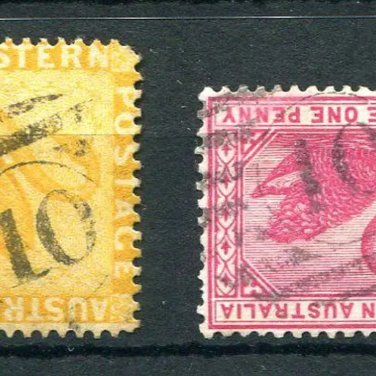 Number 10 on 2d chrome-yellow, CR/CA wmk (SG 77) & ...