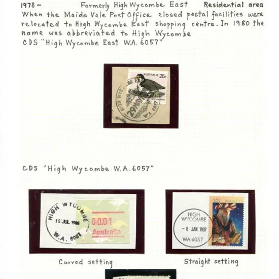 High Wycombe East 1979 complete strike dated 29 ...