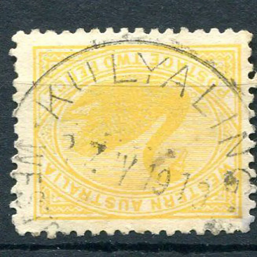 Kulyaling A27 on 2d yellow swan for 27 JY 1910. ... Image 1++