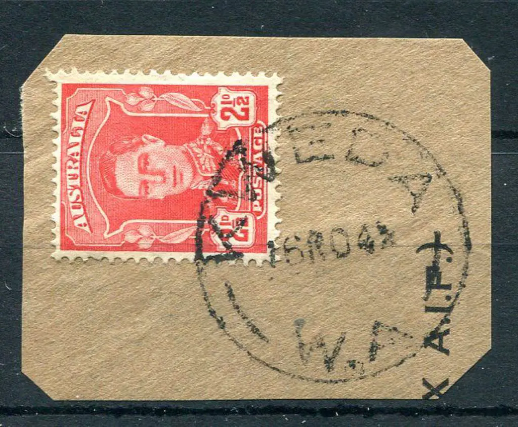 Kweda C28 Complete strike on 2d scarlet KGVI on ... Image 1++