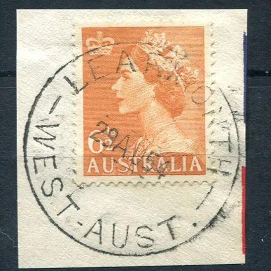 Learmonth E31 Complete crisp strike on 6½d orange ...