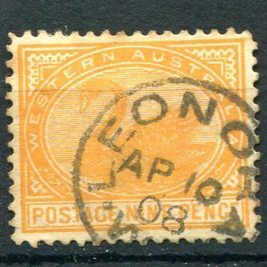 Leonora 3b-b in NIL on 9d orange swan(SG 145) for ...