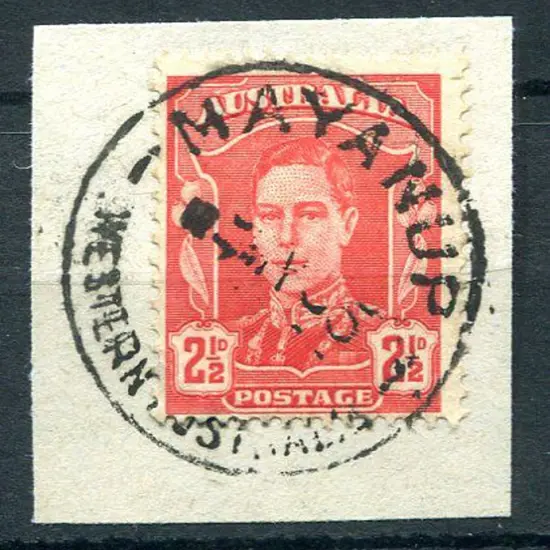 Mayanup A27 Complete strike on ½d red KGIV 2 on ...