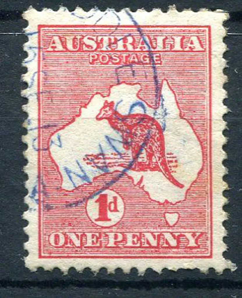 Middle Swan D27 50% strike on 1d red kangaroo in ... Image 1++