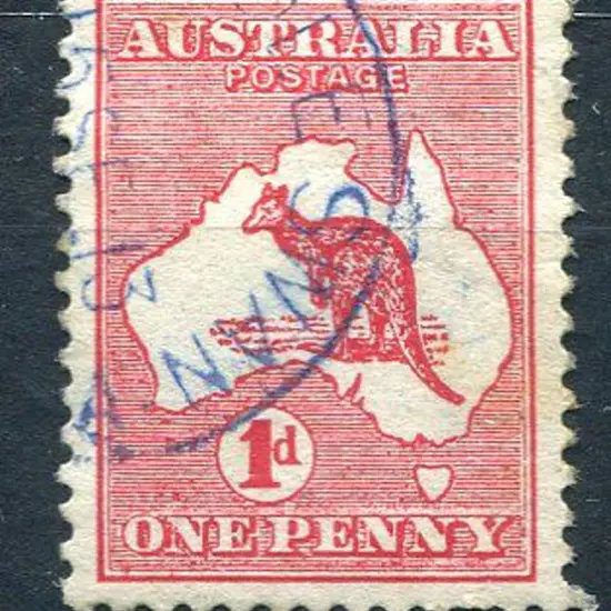 Middle Swan D27 50% strike on 1d red kangaroo in ...