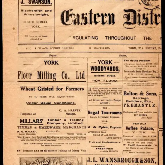 York Paid PDx 28. 1923 Friday 25th January edition ...