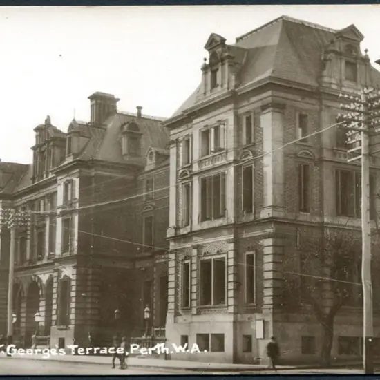 "G.P.O. St. George's Terrace, Perth W.A." b&w ...
