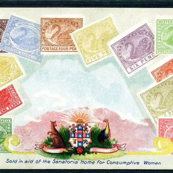 "Sold in aid of the Sanatoria Home for Consumptive ...