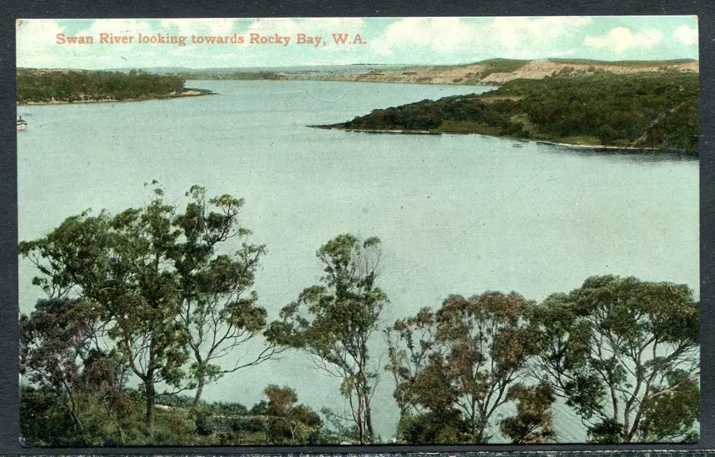 "Swan River looking towards Rocky Bay, W.A. "Falk ... Image 1++