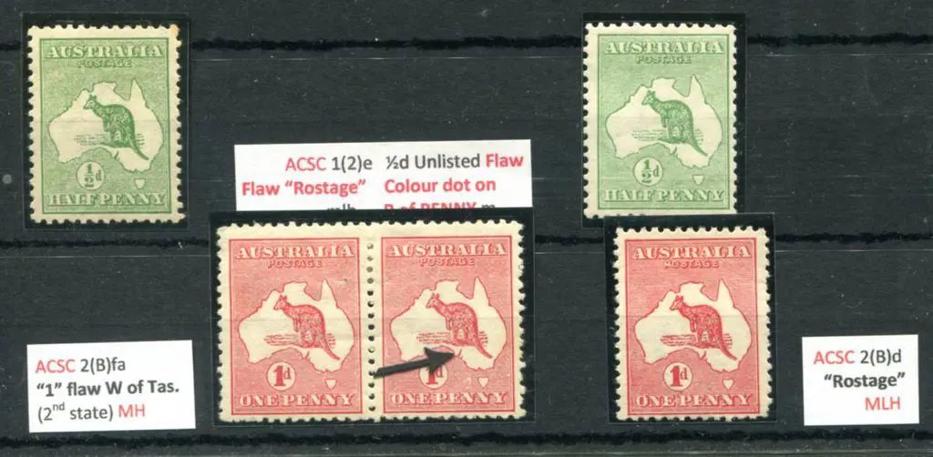 ½d green "Rostage" variety (ACSC 1(2)e) plus an ... Image 1++