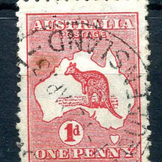 1d rose-red Die II, sideways wmk with crown ...