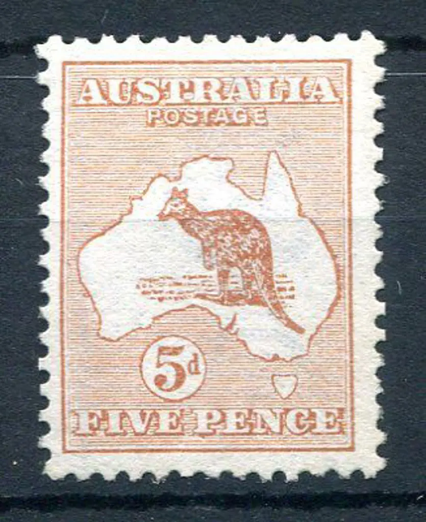 5d pale chestnut. Fine MUH. ACSC 18B, Cat. $675 Image 1++