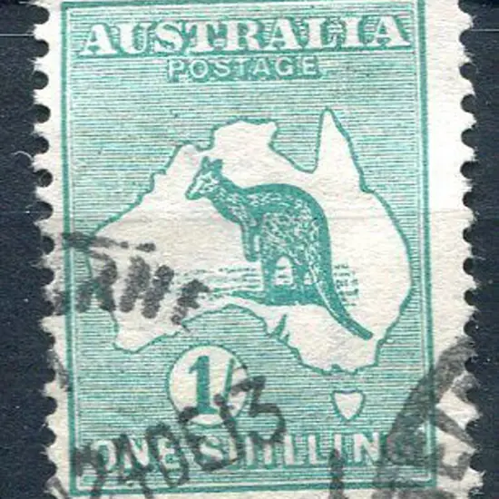 1/- green with inverted wmk. Fine postally used ...