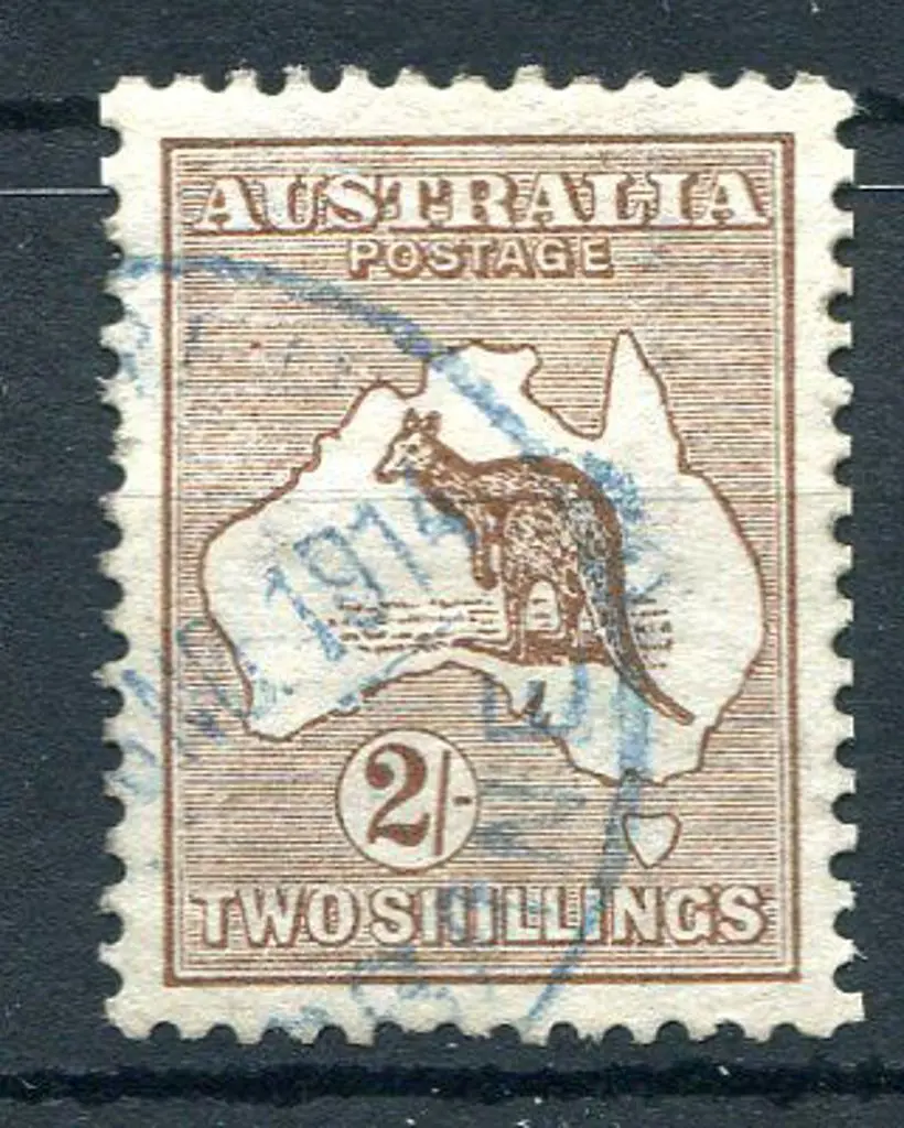 2/- brown. Fine used with blue 1914 Brisbane cds ... Image 1++
