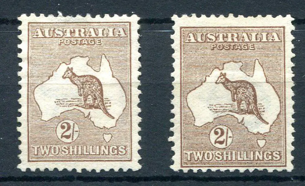 2/- in brown & light brown shades, the latter ... Image 1++