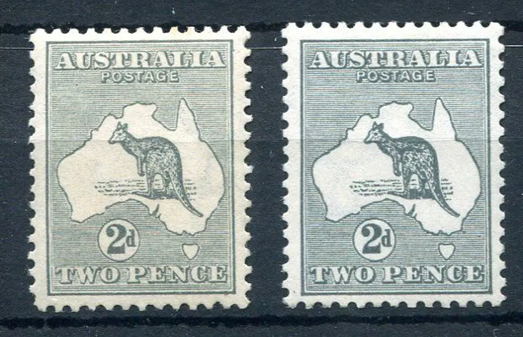 2d grey & 2d slate-grey. Both MVLH & well centred. ... Image 1++