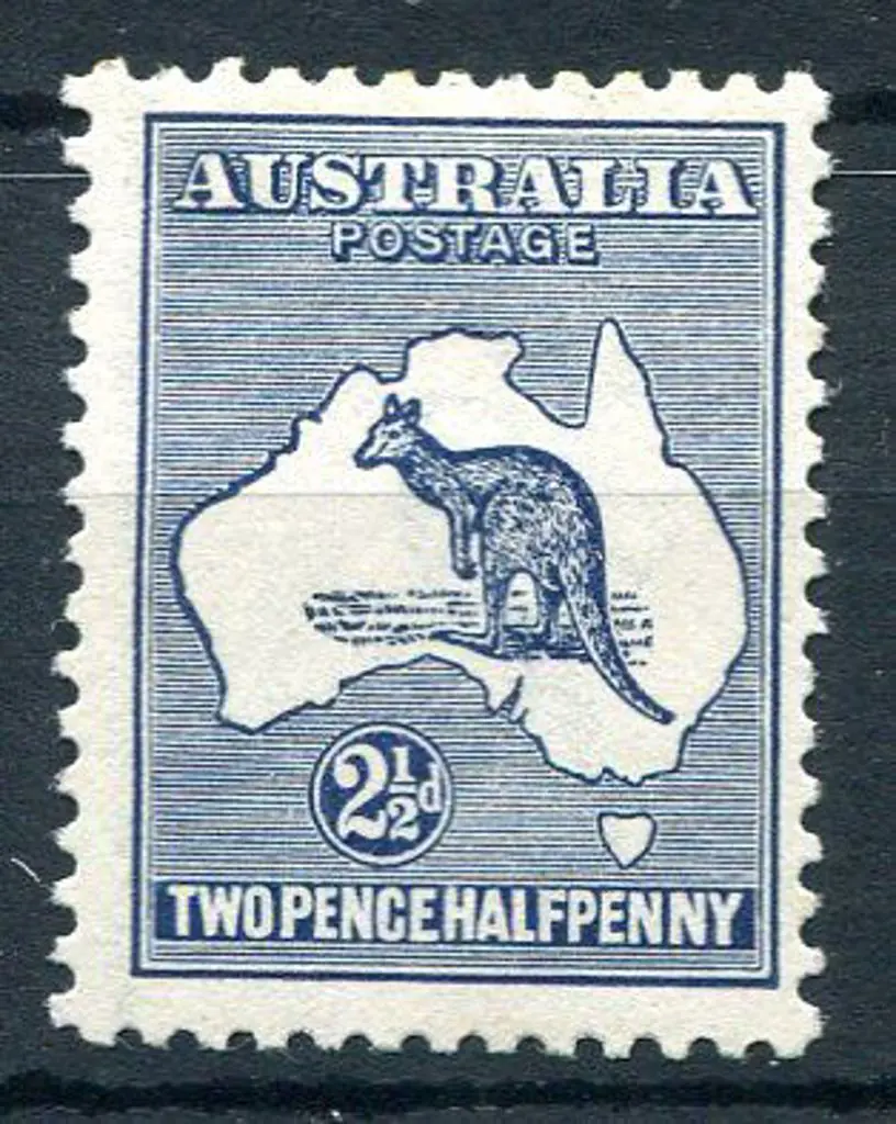 2½d bluish indigo. MLH with reasonable centering. ... Image 1++