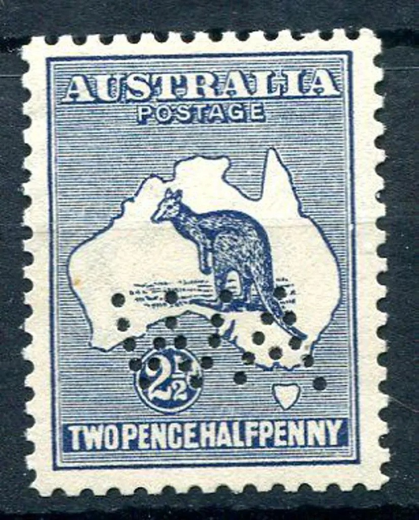 2½d indigo perfined "WA". Superb MUH. This is the ... Image 1++