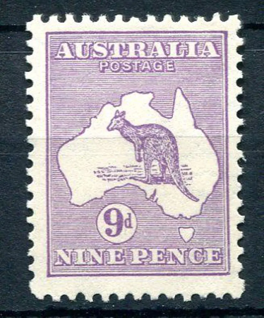 9d violet. Light vert gum bend otherwise fresh ... Image 1++