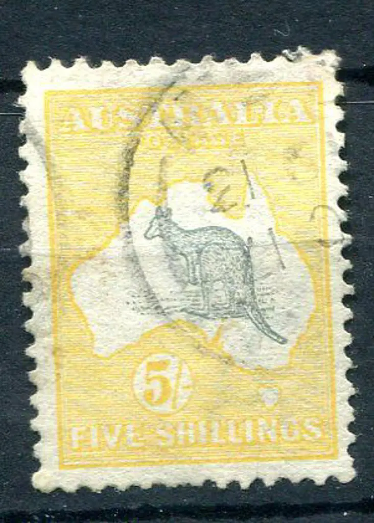 5/- grey & chrome with "Spencer's Gulf elongated & ... Image 1++