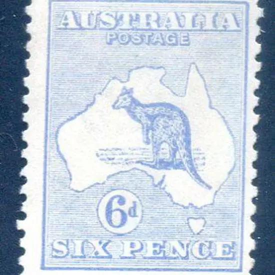 6d pale-ultramarine Die IIB. MLH, centred a little ...