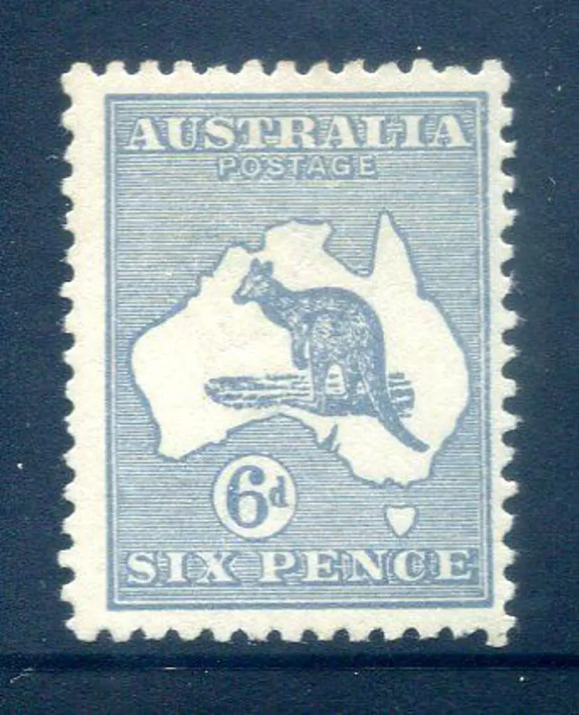 6d dull grey-blue Die II, MLH, light even gum ... Image 1++